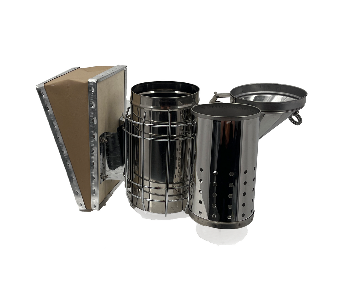 Ami Smoker 11cm inox avec coupelle intérieure style Dadant apiculture