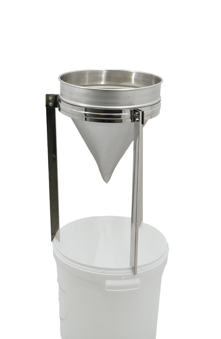 Honig Spitzsieb fein Edelstahl Passend für 3 Bein und unsere Abfüller