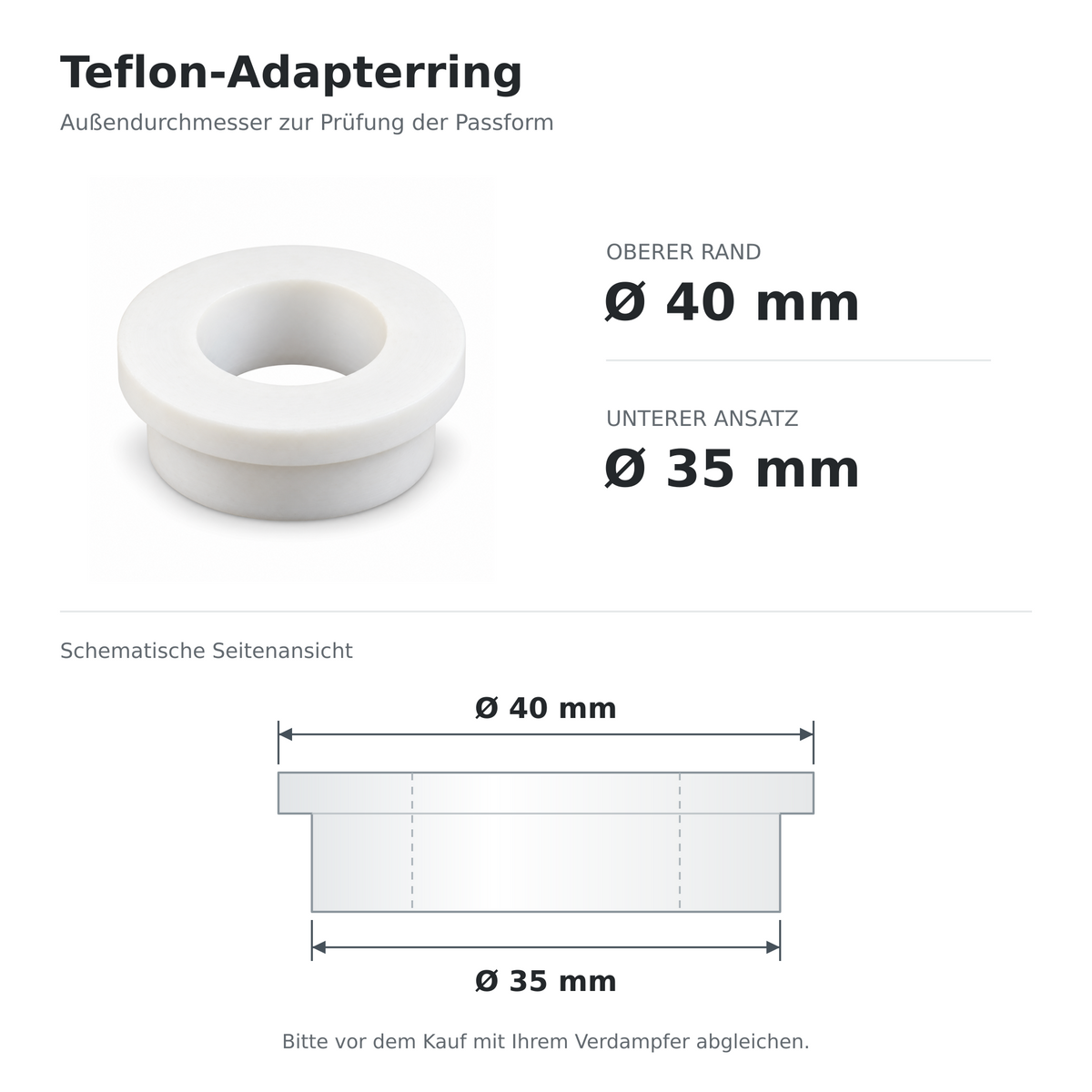 Quick dispenser for oxalic acid vaporizer – conversion kit, Teflon lid or dosing unit 