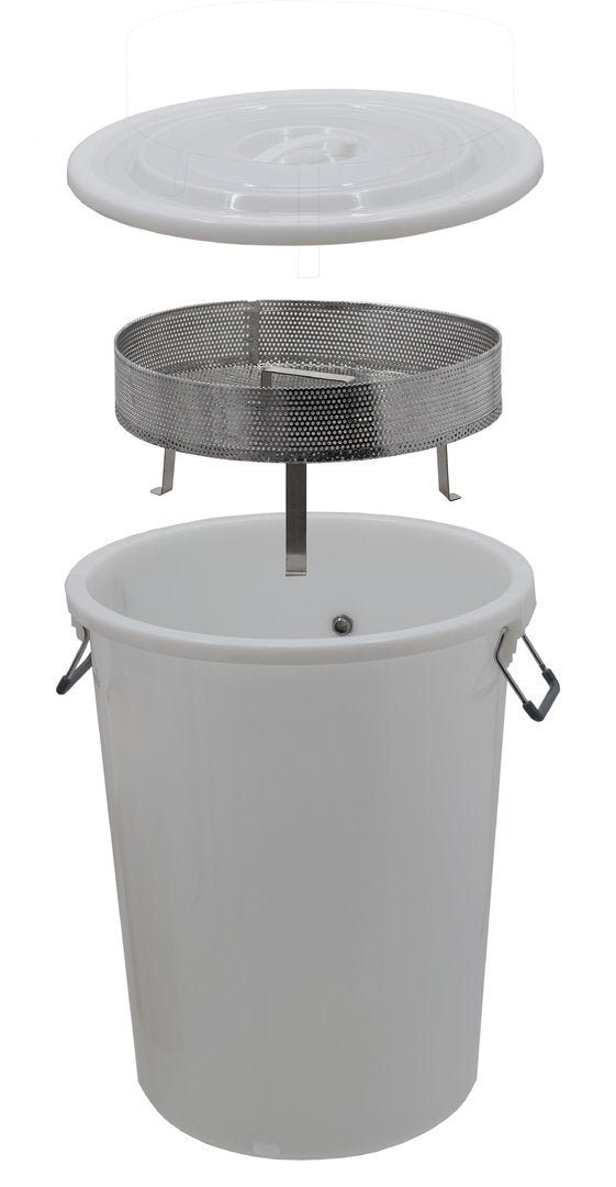 Dampfwachsschmelzer mit Edelstahl Filtereinsatz Wachsschmelzer 100l