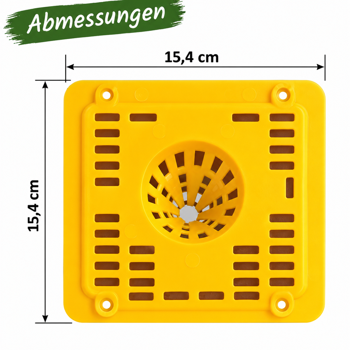 Selective trap for Asian hornets – mounting plate 15.4 × 15.4 cm Vespa velutina 
