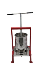 Honingpers roestvrij staal extra stabiele waspersdeksel wasknijp vierkant effen rood