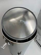 Honingbottelaar van roestvrij staal 50 kg vulemmer honingbottelaar