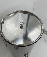 Honingbottelaar van roestvrij staal 50 kg vulemmer honingbottelaar