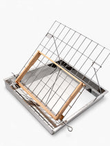 Simple stainless steel uncapping dishes for discovering the honeycombs