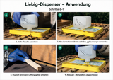 Liebig-Dispenser mit 4 Dochtpapieren – neues Flaschendesign Ameisensäure Verdunstet