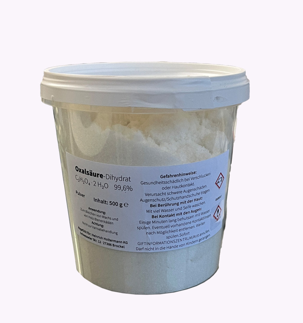 500 g di acido ossalico in polvere di acido ossalico diidrato