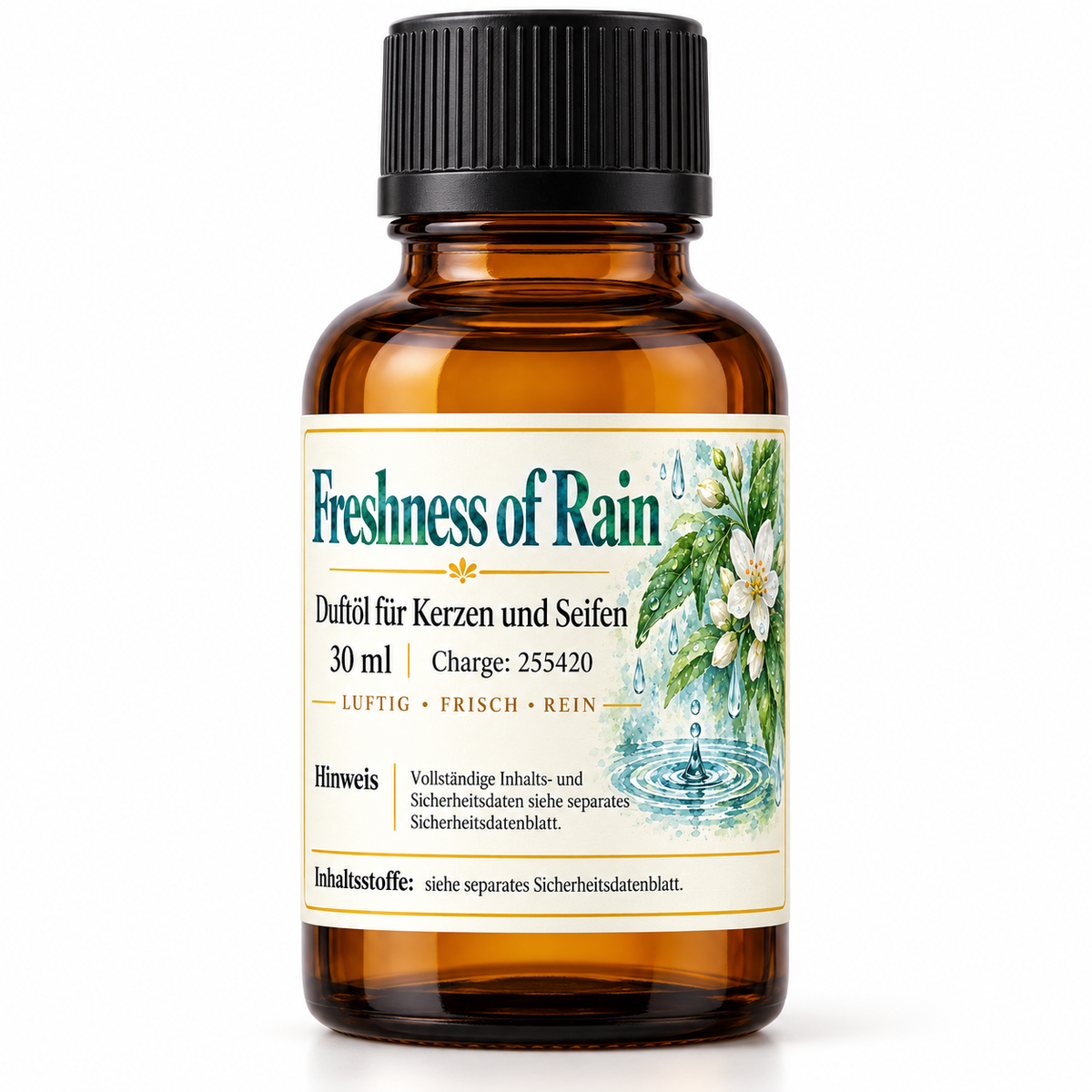 Freshness of Rain Duftöl 30 ml – frischer Duft für Kerzen & Seifen