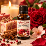 Spicy Love Fragrance Oil for Candles and Soaps – 30 ml 
