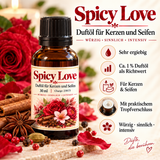 Spicy Love Fragrance Oil for Candles and Soaps – 30 ml 