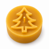 Silikon-Gießform Teelicht „Tanne“ – weihnachtliche Bienenwachskerzen selber gießen Weihnachtsbaum